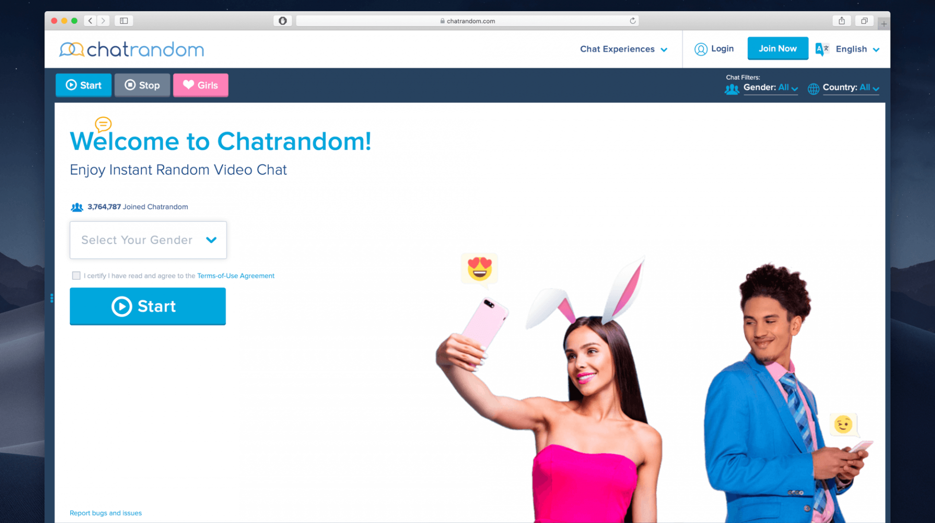 Chatrandom Video Chat Meet Strangers Using Webcam